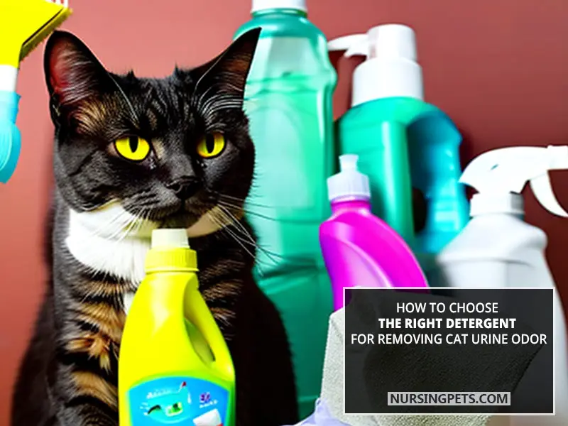 How To Choose The Right Detergent For Removing Cat Urine Odor